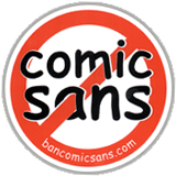 Bannissez Comic Sans !