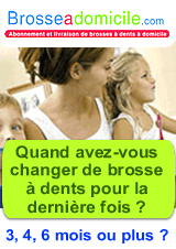 Brosseadomicile.com : abonnez-vous à votre brosse à dents