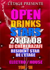 OPEN DRINKS STARS avec DJ CHERI RAZAFI