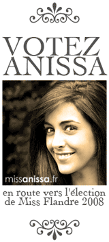 Anissa, candidate à Miss Flandre 2008