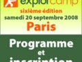 Explorcamp Paris 6 -- 16/09/08