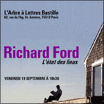 Richard Ford en signature  L'Arbre  Lettres Bastille -- 03/09/08