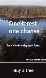 Aidez à sauver la forêt suédoise de Verle en cliquant une fois par jour !